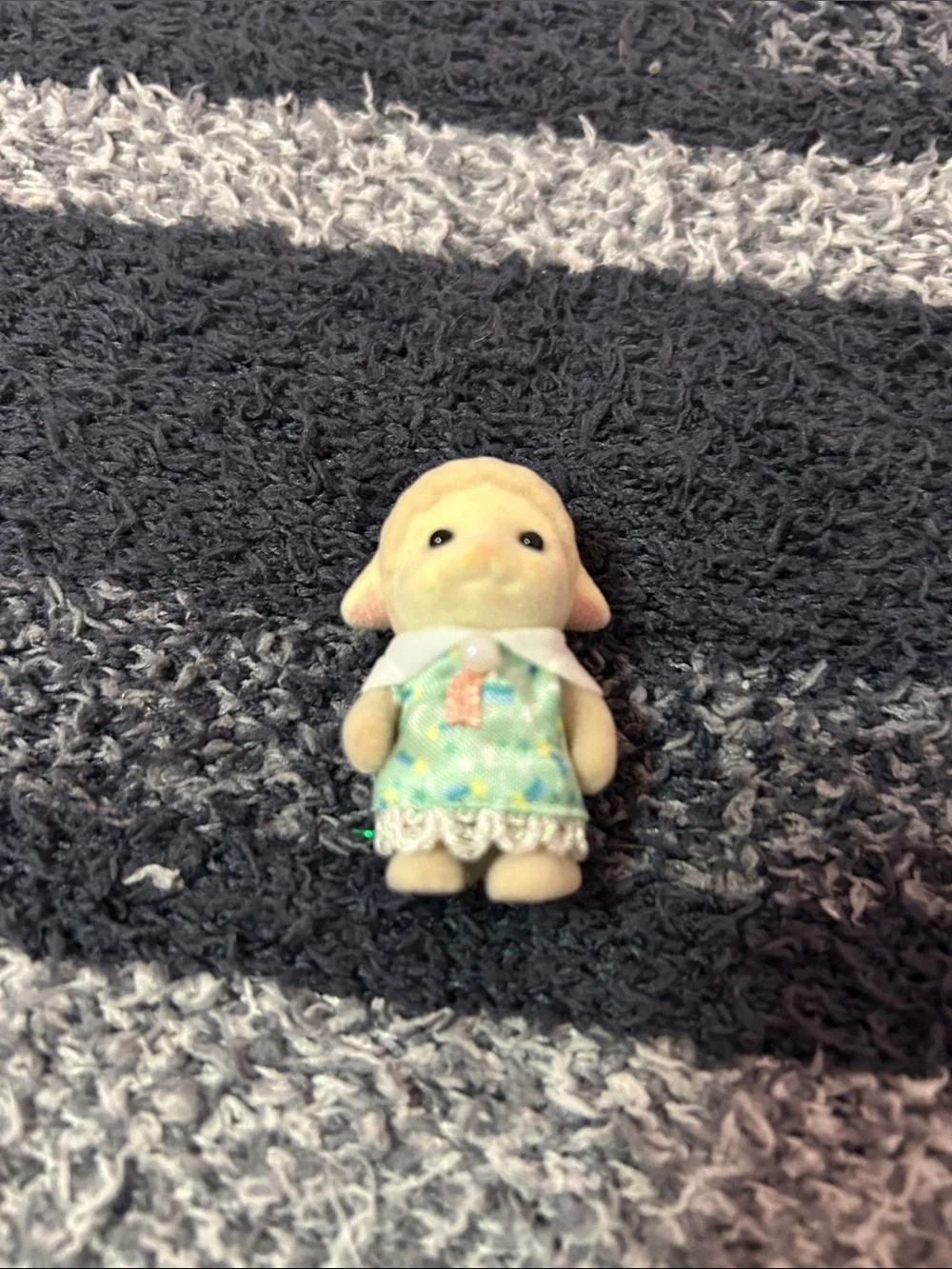 Small Pets Plush Sheep in Light Blue Dress